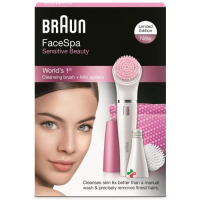 Braun Facespa Sensitive Beauty Face 832-s Weiss/pink